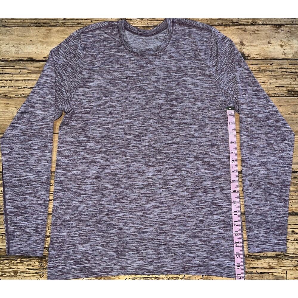 Lululemon Swiftly Tech Long Sleeve 2.0 Mens M Wee Are From Space Black Cherry - Picture 4 of 8